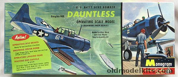 Monogram 1/48 SBD Dauntless, PA54-149 plastic model kit